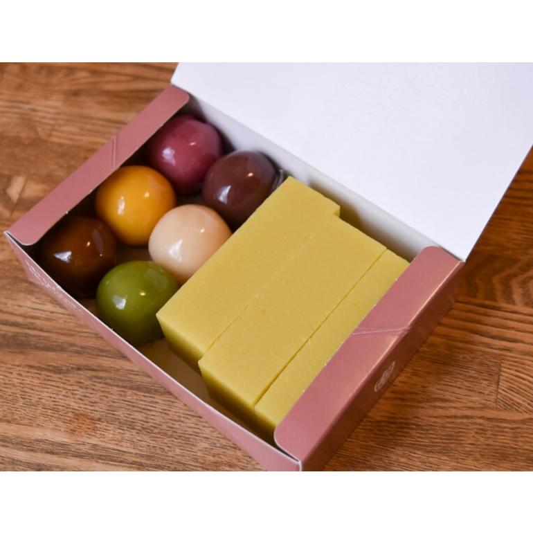 ぽ*ぽ様 和菓子プロ用 陶器製 錦玉型「撫子」羊羹舟付き 18個 中古品