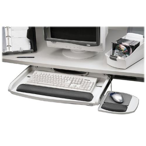 Fellowes Underdesk Keyboard Manager (Gliding Mouse TrayとGel Wrist Rest付き) B00004Z6YUSHUDECKS