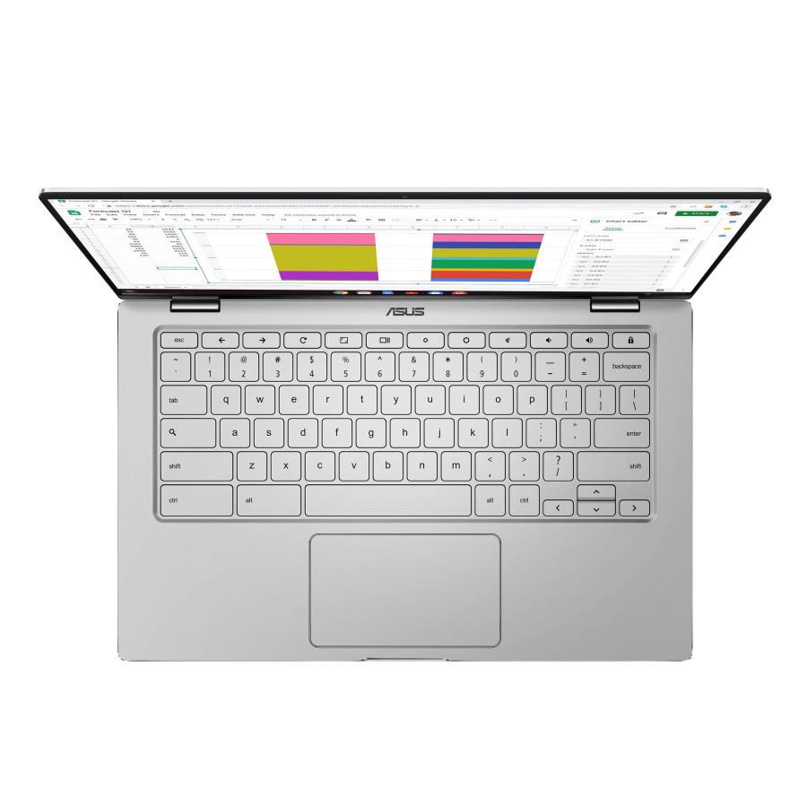 安心の正規品通販 ASUS Chromebook Flip C 434 TA-DSM 4 T 2-in-1ノートパソコン14タッチスクリーンフルHD 4 Way NanoEdge， Intel Core m 3-8100 Yプロセッサ、 4 GB RAM， 6