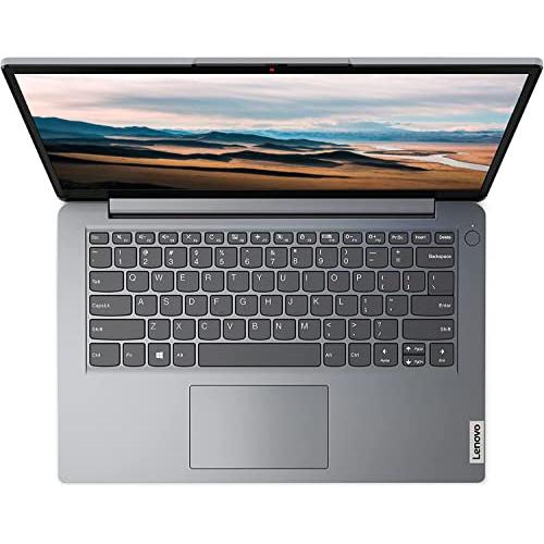 ロングセラー Lenovo IdeaPad 1学生向け14インチHDブラウズノートパソコン、Intel Core i3-1215U (6コア、最大4.4GHz)、8GB DDR4 RAM、256GB NVMe SSD、指紋リーダー、Wi