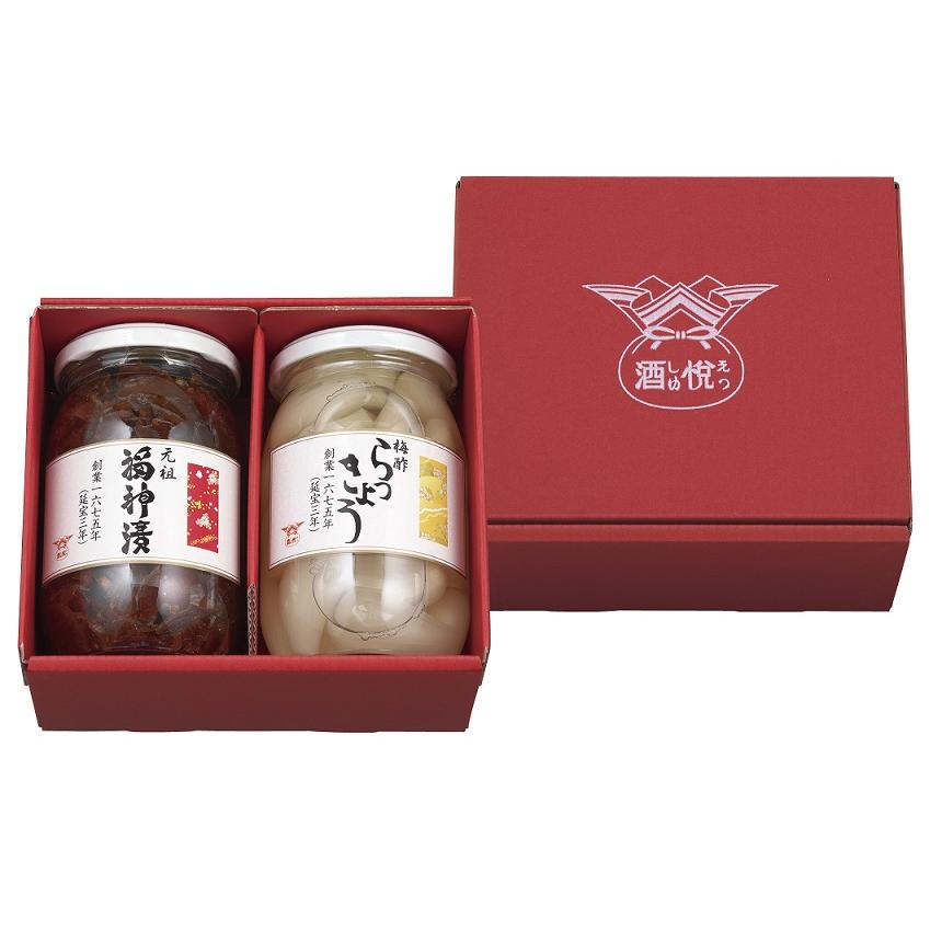 紅白セット（福神漬・らっきょう） KH-25 : 酒悦 - 通販 - Yahoo