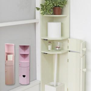 トイレ収納 トイレラック コーナータイプ トイレットペーパー 収納 おしゃれ トイレ収納ラック おしゃれ トイレの収納棚 サニタリー収納家具 トイレ 収納