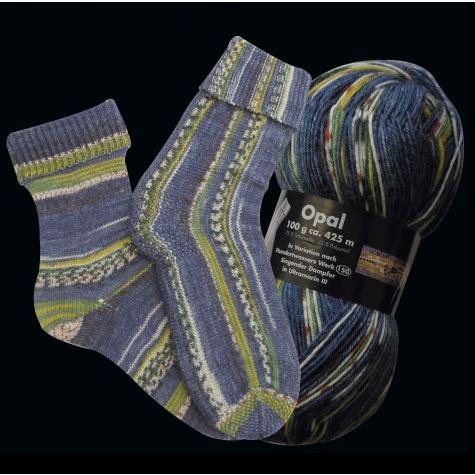 Opal Hundertwasser 1437 フンデルトヴァッサー / ソックヤーン 靴下用 