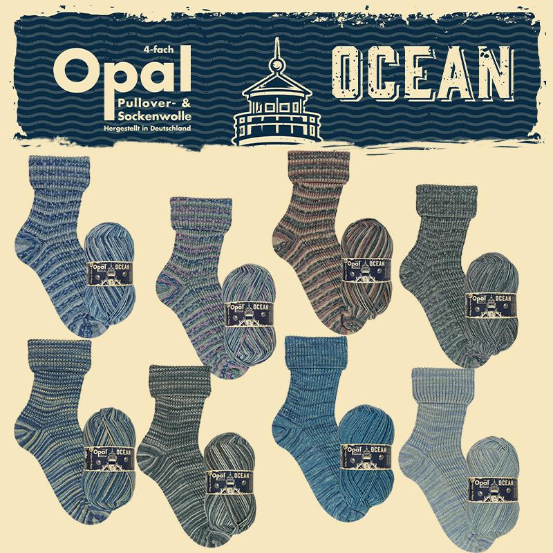 毛糸 Opal オパール Opal ocean（ オパール オーシャン ）4ply 4本撚り 9970 9971 9972 9973 9974  9975 9976 9977 靴下用毛糸 :opal-ocean:竹あみ針と手芸用品のお店 趣芸 - 通販 - Yahoo!ショッピング