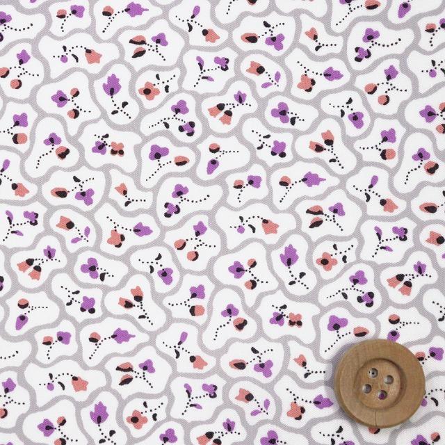 リバティプリント タナローン『Floral Paving フローラル・ペービング 