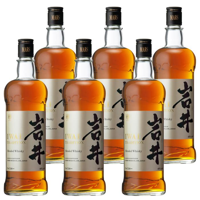 岩井トラディション 岩井 トラディション ウィスキー 40度 750ml ×6本