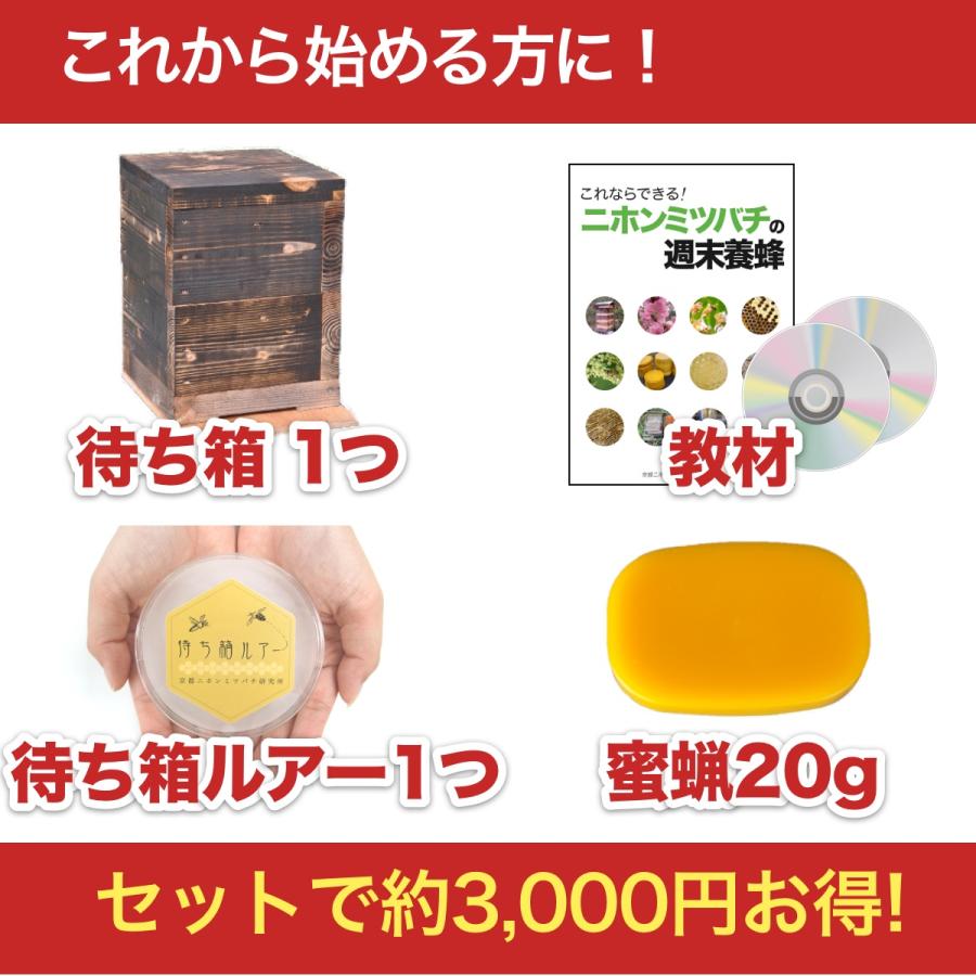 待ち箱ルアーで始める！週末養蜂スタートキット : 週末養蜂家
