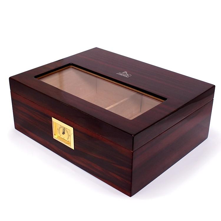 ヒュミドール 木目調 シガーケース 1段 葉巻保管庫 保湿器 レッドシダー鏡面仕上げ 葉巻ケース シガー 収納ボックス 湿度計 ダークウッド あすつく Cigarcase Wd1dn シュミコレ 通販 Yahoo ショッピング