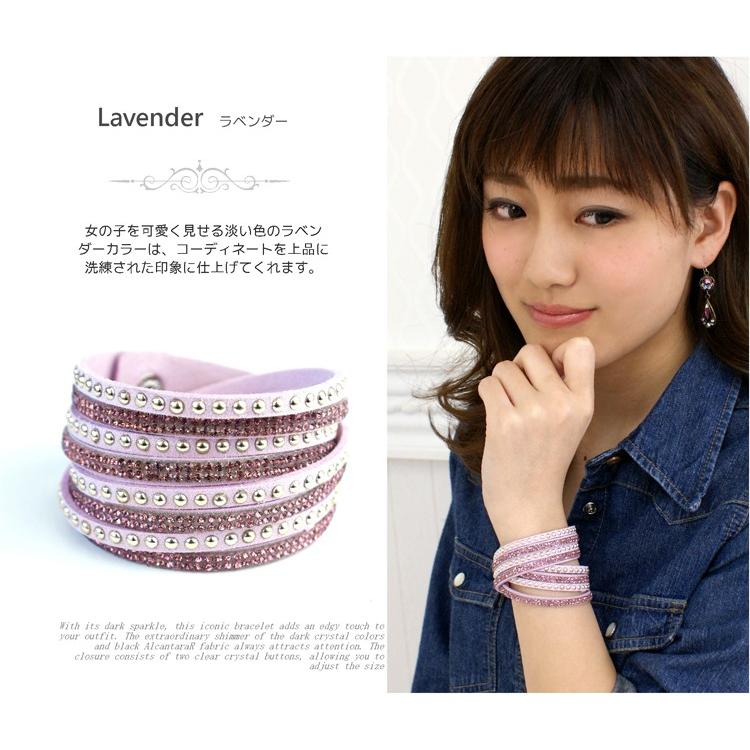 ラップブレスレット 2連 クリスタル ダブルラップブレス ラップブレスレット 2連 クリスタル ダブルラップブレス