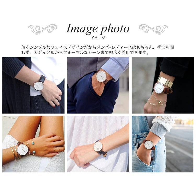 腕時計 Geneva シンプル ビッグフェイス 本革 本皮 レザーウォッチ 文字盤40mm あすつく対応 Dw Leather シュミコレ 通販 Yahoo ショッピング