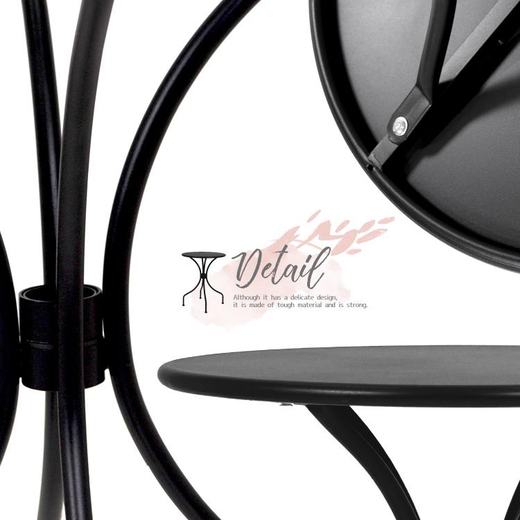 ガーデンテーブルセット アイアン 3点セット ガーデンチェアセット コンパクト ベランダ 庭 テラス バルコニー ベランピング LUCIAN グリッドガーデン |  | 11