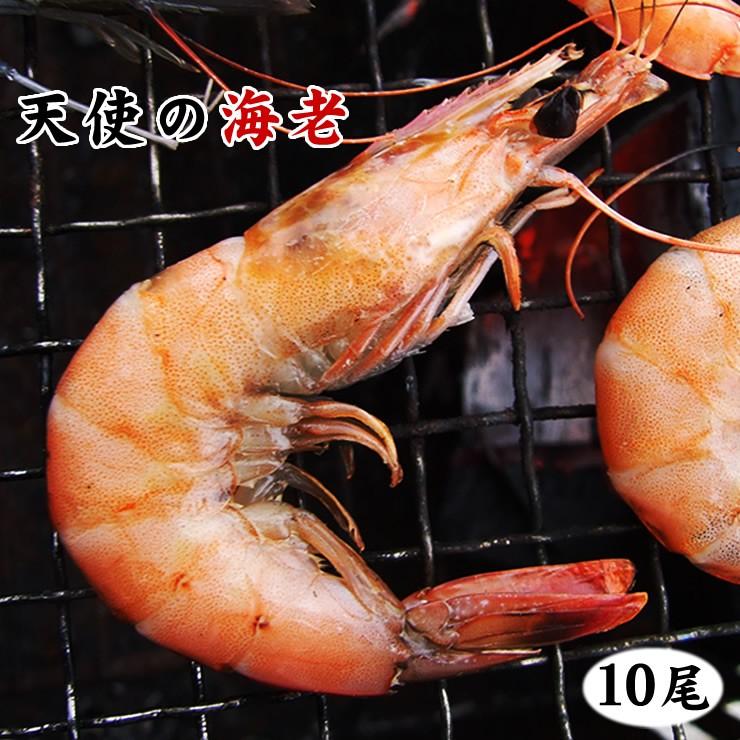 バーベキュー BBQセット 海鮮バーベキュー エビ & ホタテ貝 送料無料 天使の海老×10尾&ホタテ片貝10個セット 冷凍|syun-sakana|02