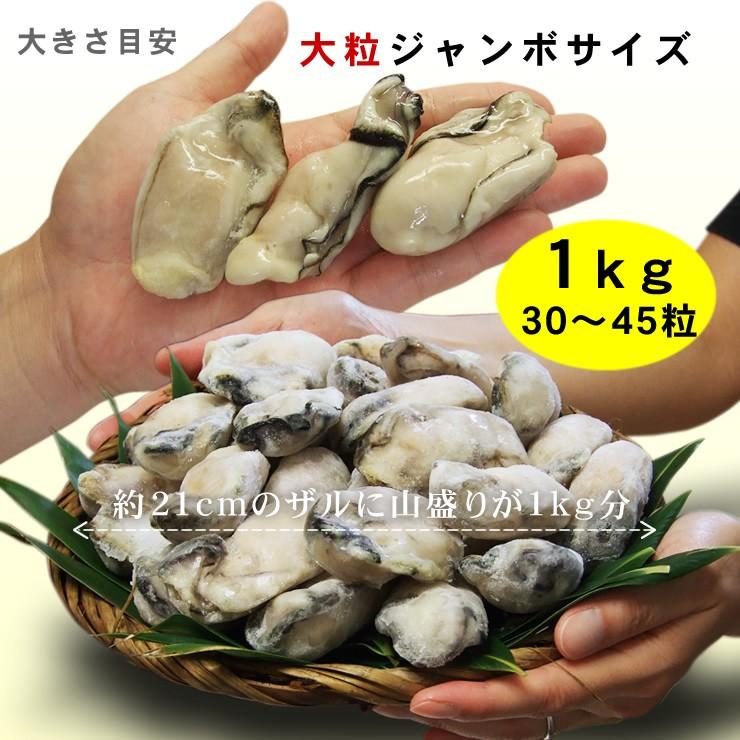 カキ 牡蠣 かき 広島牡蠣 冷凍 2Lサイズ 1kgパック 送料無料 ギフト|syun-sakana|02