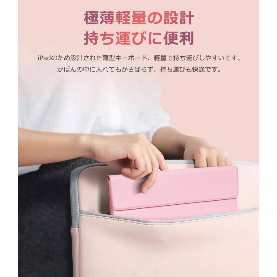 【美品】iPad 第10世代 ピンク 64GB ＋ 桜色マジックキーボード 箱付 EWIN iPad 第10世代 キーボード ケース iPad 第9世代 10.2インチ iPad
