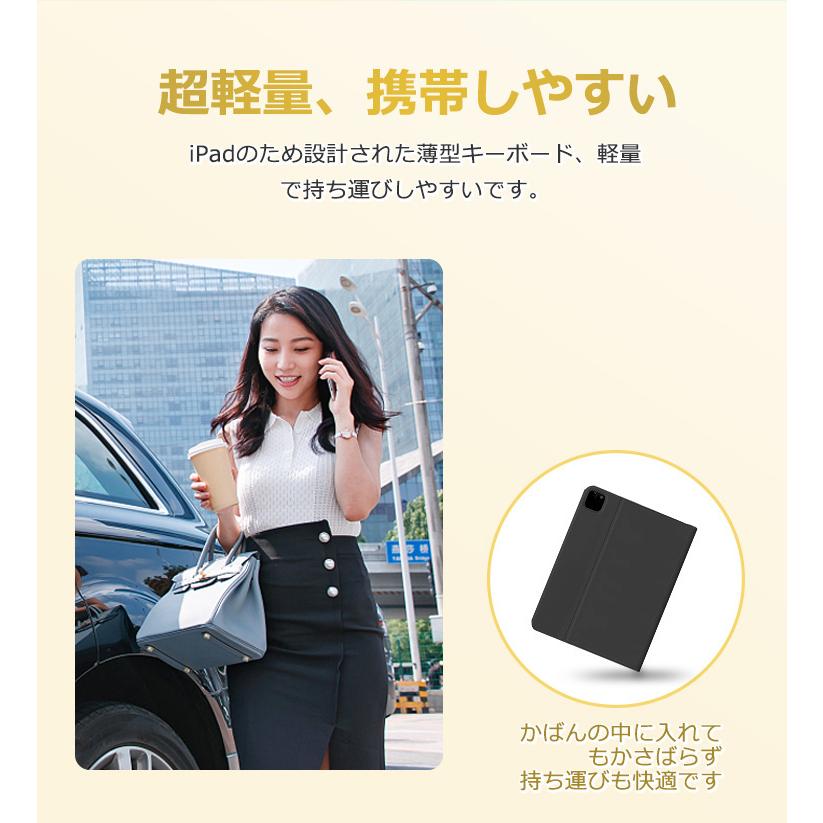 EWIN iPad 第9世代 10.2インチ ケース キーボード 着脱式 iPad air5