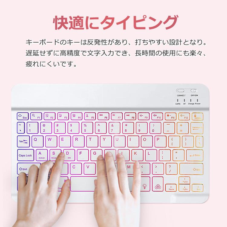 EWIN iPad 第9世代 10.2インチ ケース キーボード 着脱式 iPad air5