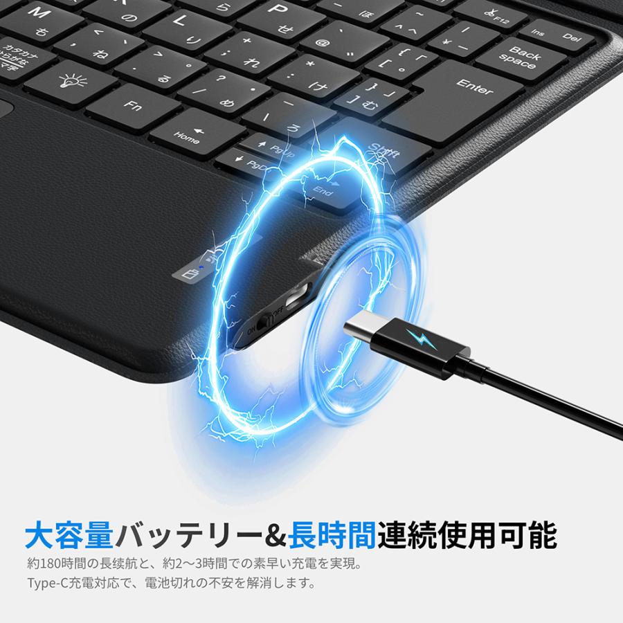 EWIN 【タッチパッド&テンキー搭載】Surface Pro 3/4/5/6/7 キーボード