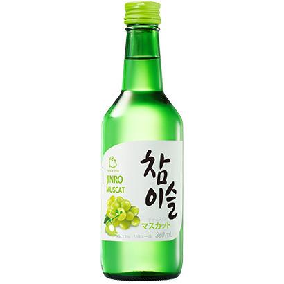 最安値✨チャミスル マスカット 360ml x 60本✨ ジンロ チャミスル マスカット 360ml×1本 【20本毎に1個口送料かかり