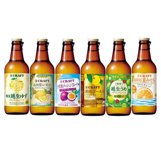 ギフト プレゼント 寶CRAFT 6種 飲み比べ 6本セット 330ml 6本 京都府 宝酒造 リキュール 本州のみ送料無料 Gift｜syurakushop