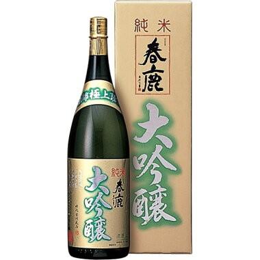 ギフト プレゼント 日本酒 春鹿 純米大吟醸 1800ml 化粧箱入 奈良県