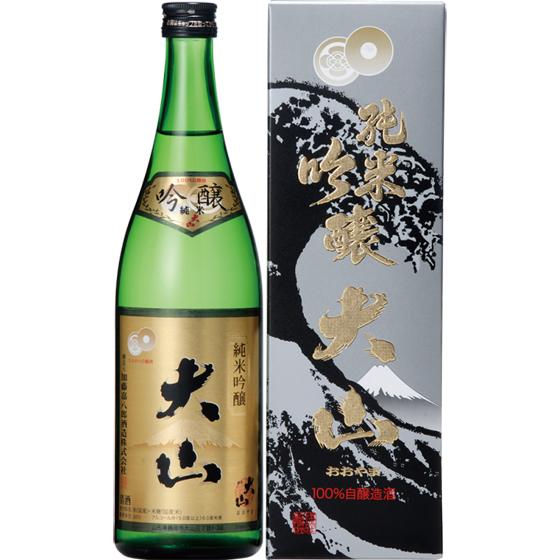 父の日 プレゼント 日本酒 大山 純米吟醸 720ml 化粧箱入り 12本 山形県 加藤嘉八郎酒造 ケース販売｜syurakushop｜02