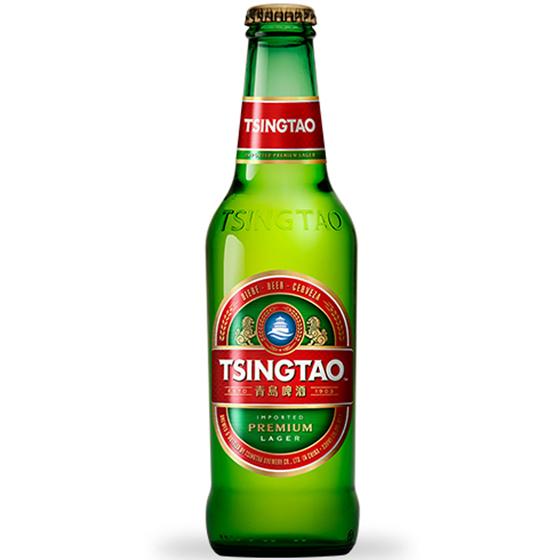 Tsingtao ビール壁掛け ステンドグラス製 TSINGTAO ギフト プレゼント ビール 青島 チンタオ ビール 瓶 330ml