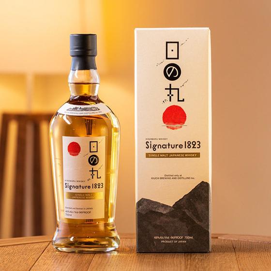 日の丸ウイスキー Signature 1823 700ml 専用化粧箱入り 48度 茨城県