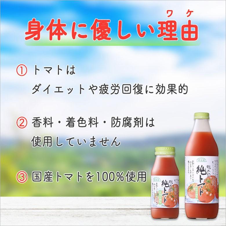 父の日 プレゼント マルカイ 順造選 純トマトジュース 180ml 20本入り 送料無料 マルカイコーポレーション｜syurakushop｜04