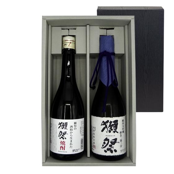 獺祭焼酎720ml ＆ 純米大吟醸 磨き二割三分 720ml ギフトボックス入リ 獺祭 ギフト プレゼント 焼酎 720ml ＆ 純米大吟醸 磨き二割三分 720ml