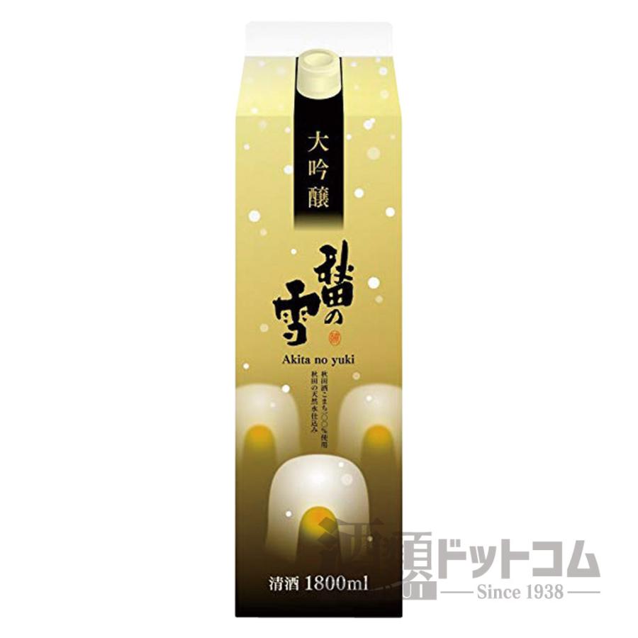 秋田の雪 大吟醸 1800mlパック : 酒類ドットコム Yahoo!店 - 通販