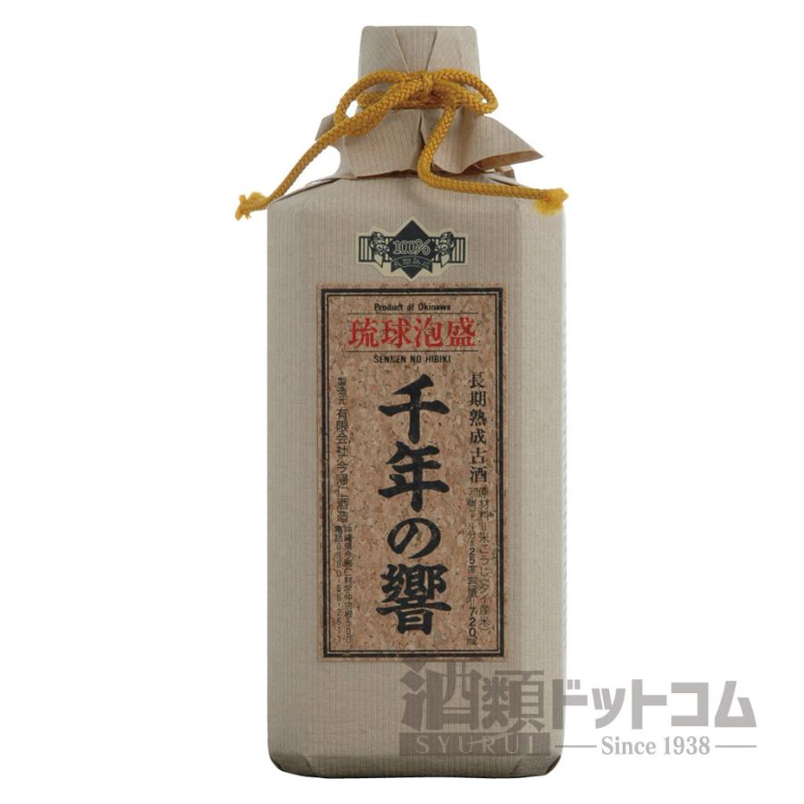 千年の響　泡盛 千年の響 かめ壷貯蔵 7年古酒 43度,720ml / 今帰仁酒造 / 泡盛