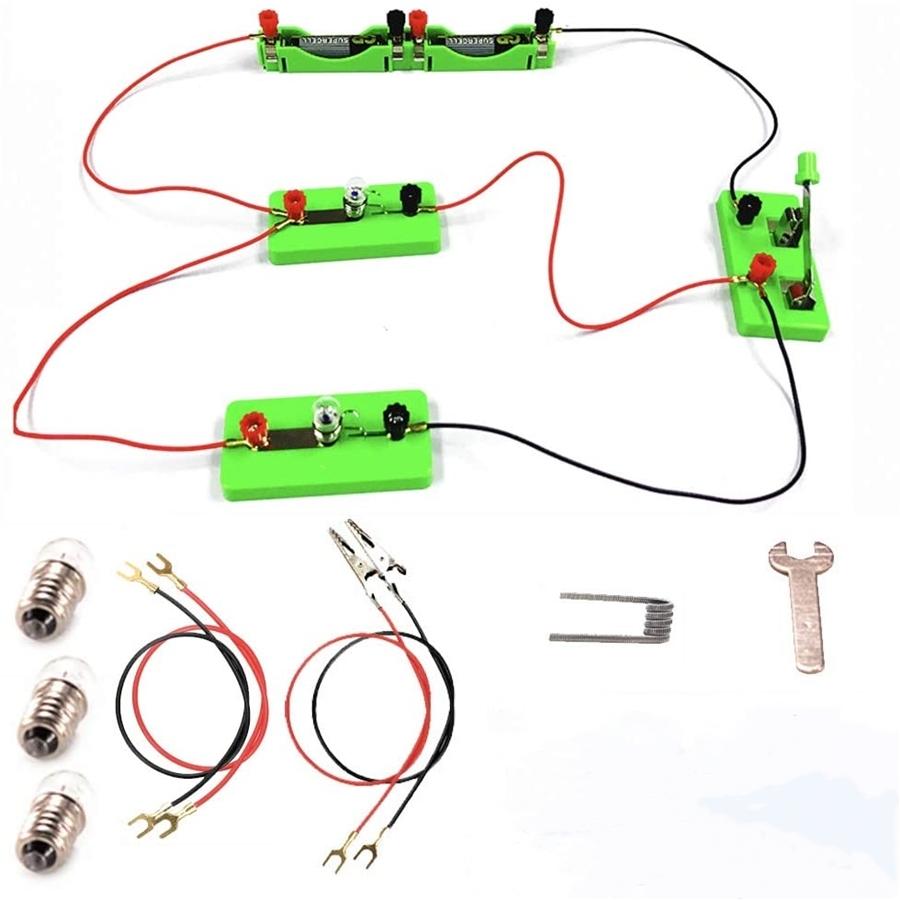 電気回路実験キット 知育学習 科学実験 小学生 中学生 理科 自由研究 豆電球 実験 セット サイエンス実験 直列 並列 回路実験キット プレゼント 海外直送 Ke Dlsy 274 ナザストア 通販 Yahoo ショッピング