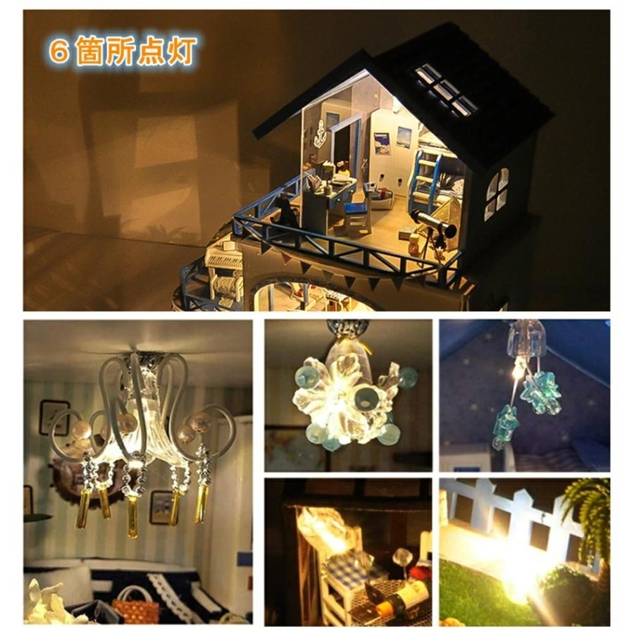手作り 西洋風 ミニチュア ドールハウス LEDライト fkip.unmul.ac.id
