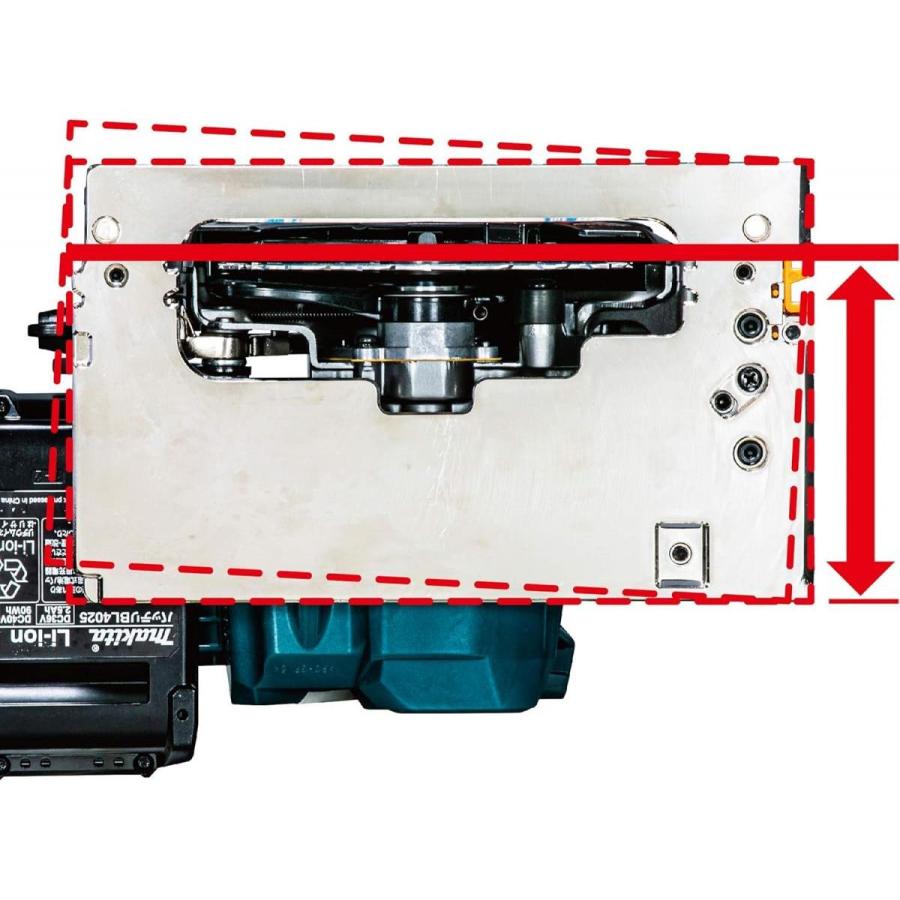 マキタ Makita 40Vmax 125mm 充電式マルノコ HS007GRDX 青 2.5Ah バッテリ2本・充電器・ケース付 丸のこ 丸ノコ 丸鋸 電動工具｜syuunounavi｜06