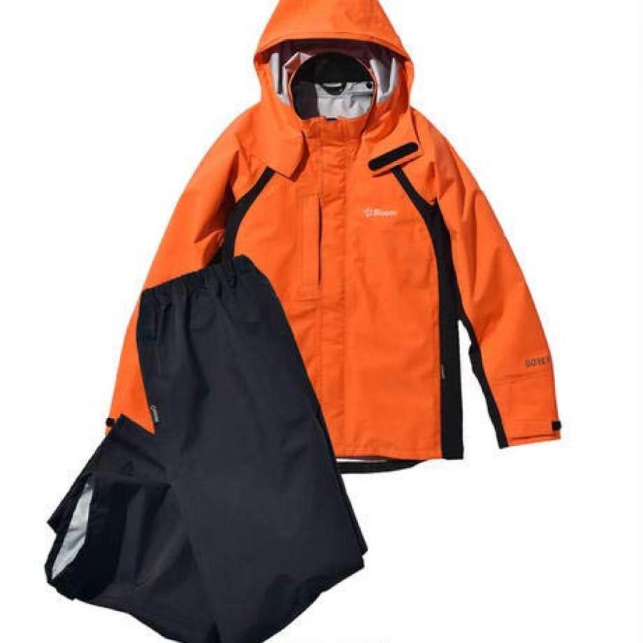 Bloom ブルーム ウェア フラッシュオレンジ 3Lサイズ 上下セット ゴアテックス 67655 田中産業株式会社｜ 防水 防風 作業着 フィールドウェア アウトドア Bloom ブルーム ウェア フラッシュオレンジ 3Lサイズ 上下セット