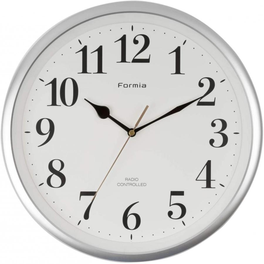 Formia 掛け時計 電波時計 アナログ 夜間秒針停止 シルバー Hwc 007rc ダイユーエイト収納ナビ Com 通販 Yahoo ショッピング