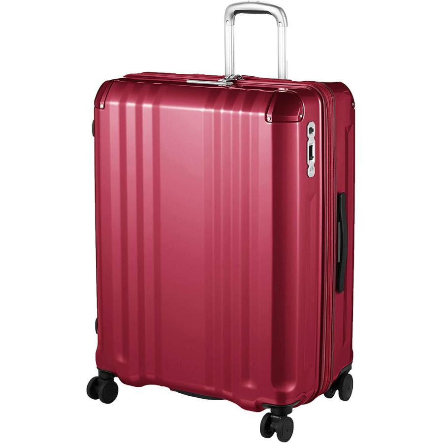全品送料0円 スーツケース　ハードキャリー　デカかるＥｄｇｅ　１０２Ｌ　ワインレッド　ＡＬＩ−００８−１０２ ハードタイプスーツケース