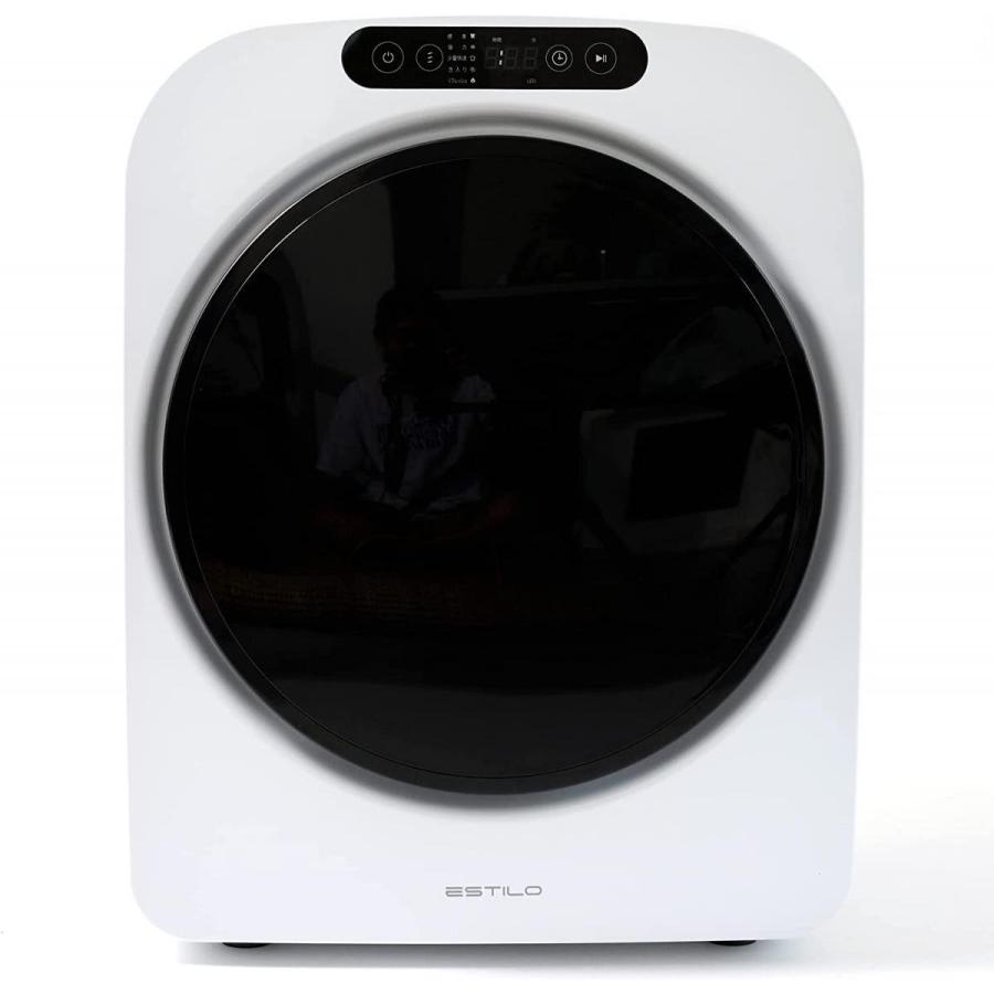 ESTILO 衣類乾燥機 3kg ドラム式 ILD-321UWB 2024年製 ESTILO エスティロ 3kg 小型衣類乾燥機 ホワイト ILD-321UWB-JP 梅雨