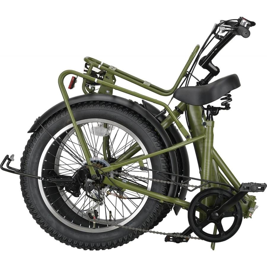 折りたたみ自転車 ダークグリーン CAPTAIN STAG 折りたたみ自転車 ダークグリーン CAPTAIN STAG