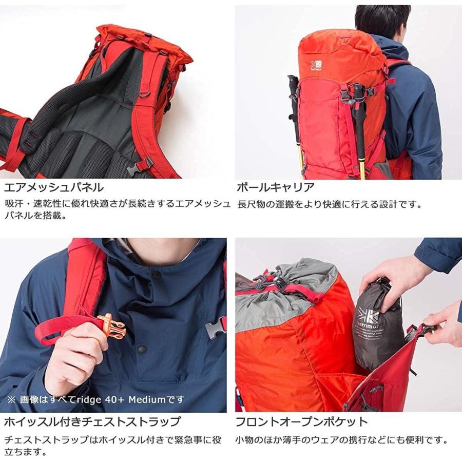 カリマー 登山用 リュックサック バックパック 中型 ridge 40+ Large オレンジ karrimor アウトドア トレッキング 一泊 レインカバー付｜syuunounavi｜03