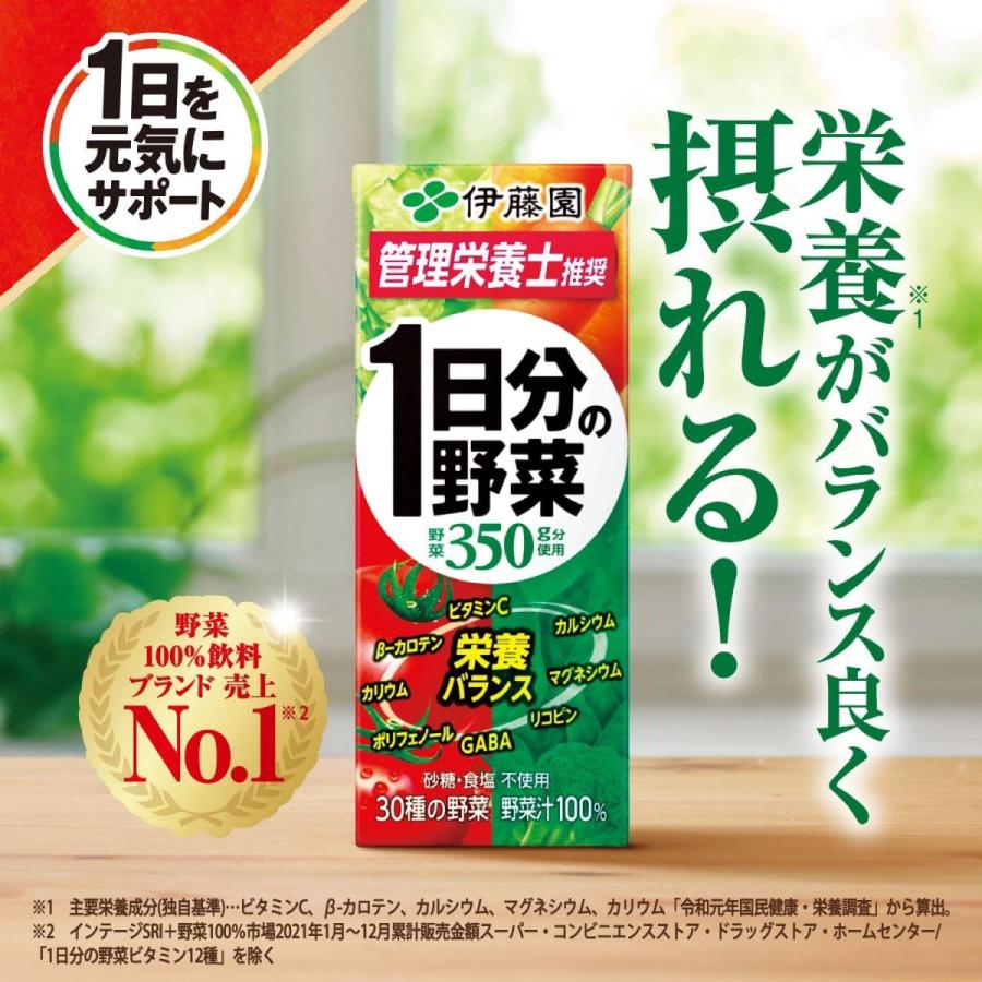 伊藤園 1日分の野菜 紙パック 200ml×24本(1ケース) 野菜ジュース 野菜飲料 ビタミン 30種の野菜 : ダイユーエイト収納ナビ ...