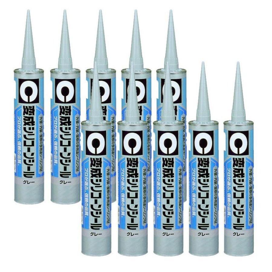 セメダイン 変成 シリコーンシール 多用途 外壁 内装 屋根 333ml グレー Sm 112 10本入 4901761392808 ダイユーエイト収納ナビ Com 通販 Yahoo ショッピング