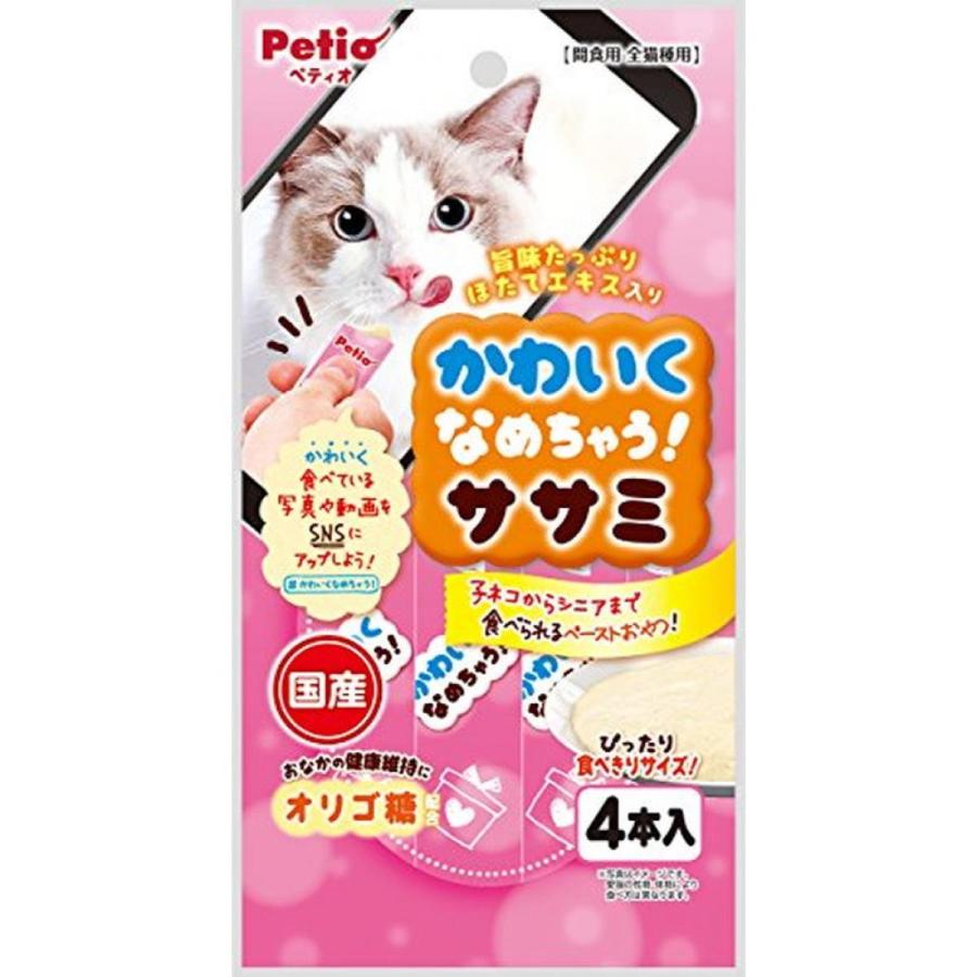 ペティオ Petio 猫用おやつ かわいくなめちゃう 4本入 ササミ 4本 ダイユーエイト収納ナビ Com 通販 Yahoo ショッピング