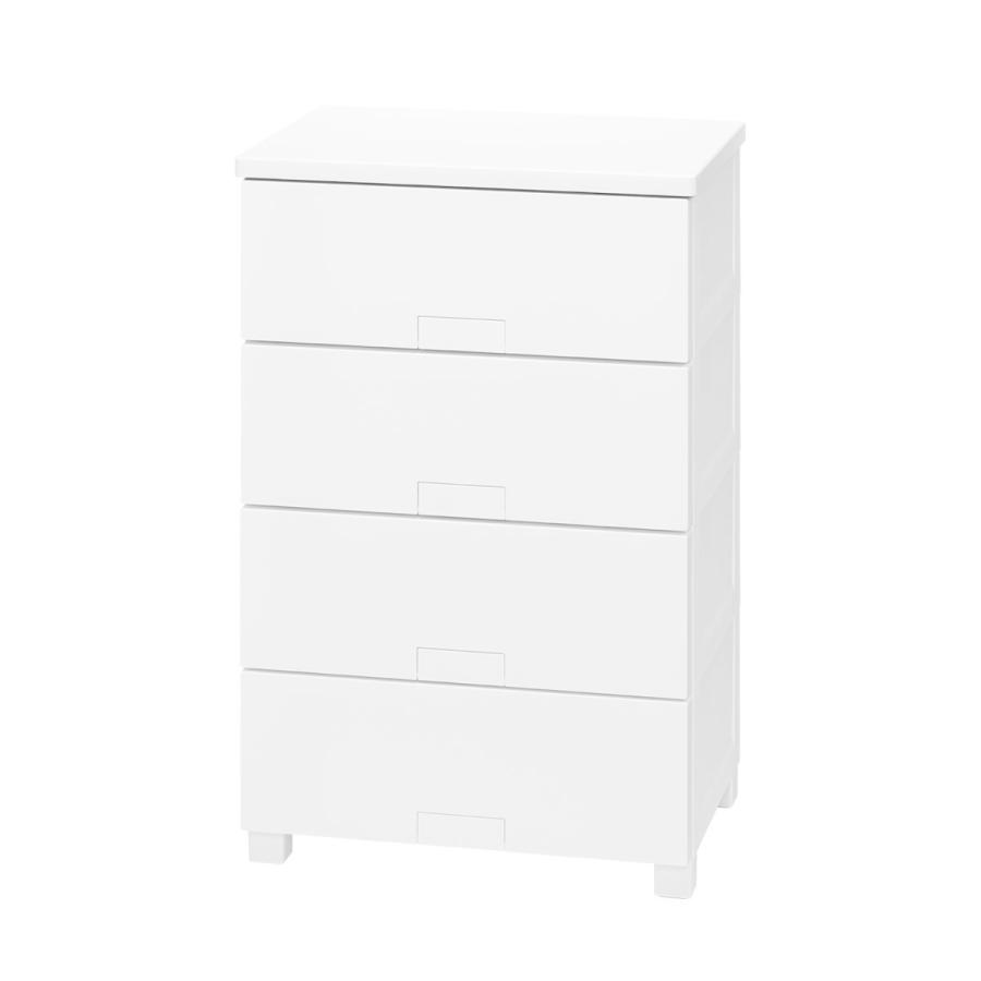 天馬 チェスト Fits フィッツチェストフルフラット 5504 4段 ホワイト