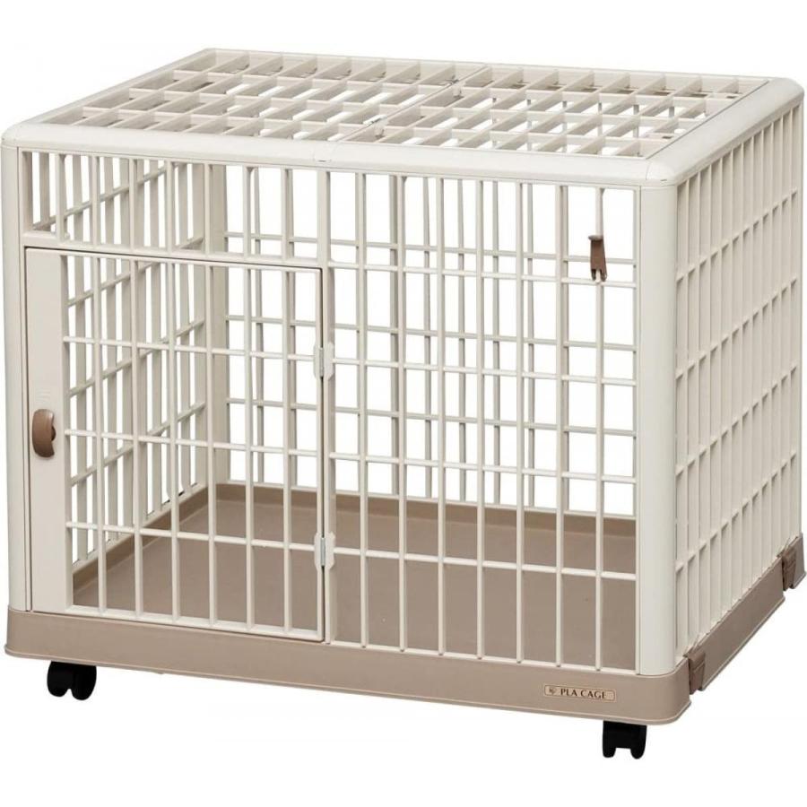 アイリスオーヤマ プラケージ 660 ベージュ / 犬 ケージ 室内 1段 小型  