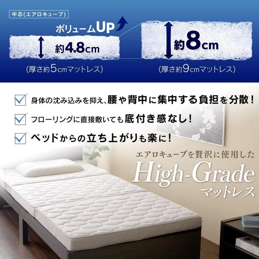 アイリスオーヤマ ハイグレード エアリーマットレス 厚さ9cm セミダブル 通気性 洗える 体圧分散 ホワイト Hg90 Sd ダイユーエイト収納ナビ Com 通販 Yahoo ショッピング