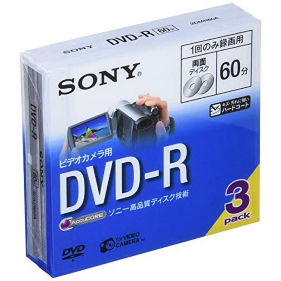 SONY ビデオカメラ用DVD-R(8cm) 3枚パック 3DMR60A : ダイユーエイト 