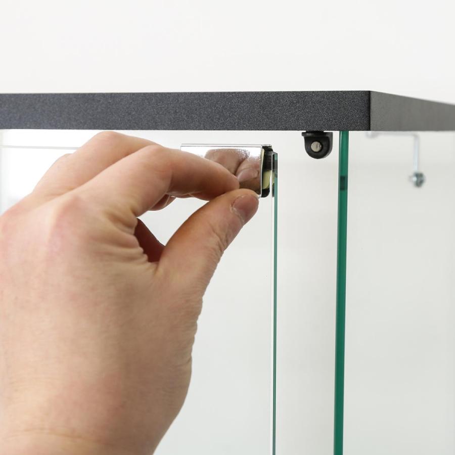 『未開封』 TMG-G130 TMG-G130 98880 ガラスコレクションケース 4段 TMG-G130 98880 不二貿易 食器棚