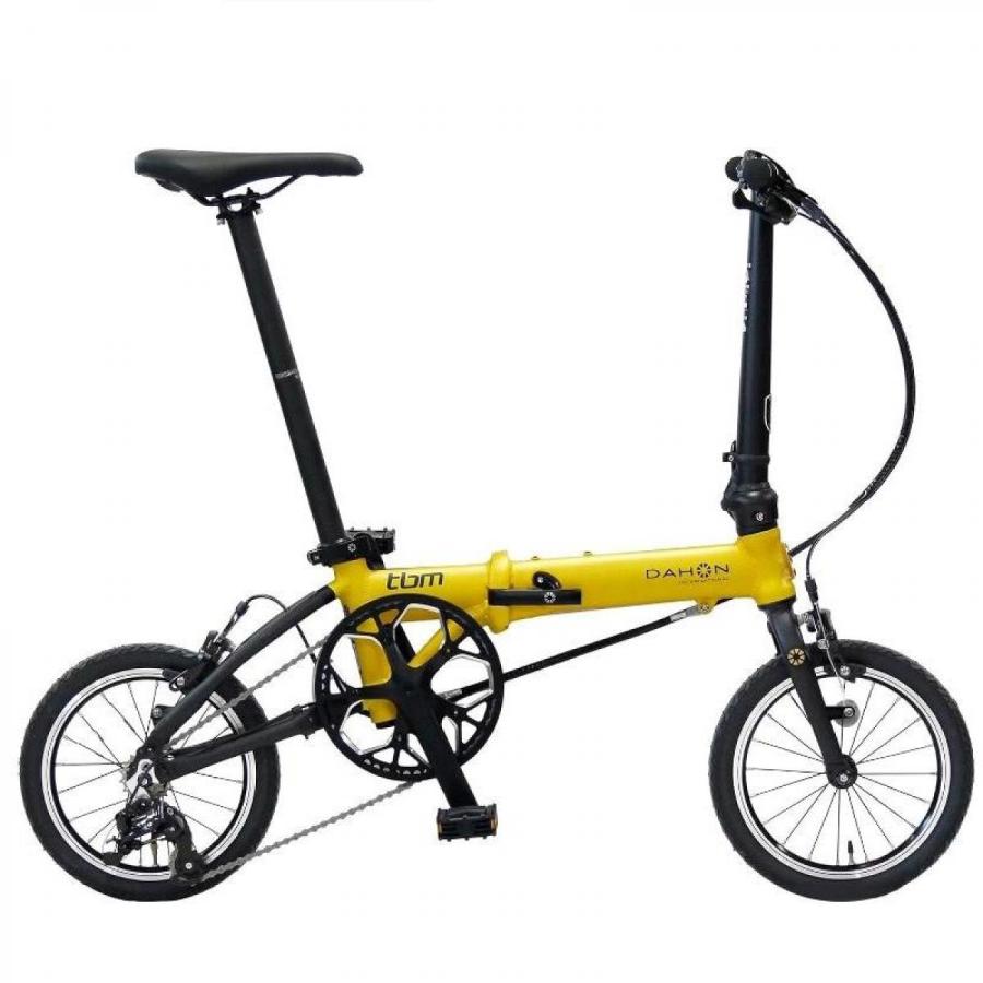 DAHON tbm ダホン ティービーエム 14インチ 外装3段 イエロー DAHON（ダホン） 【お客様整備品】 tbm ティービーエム Chrome Yellow