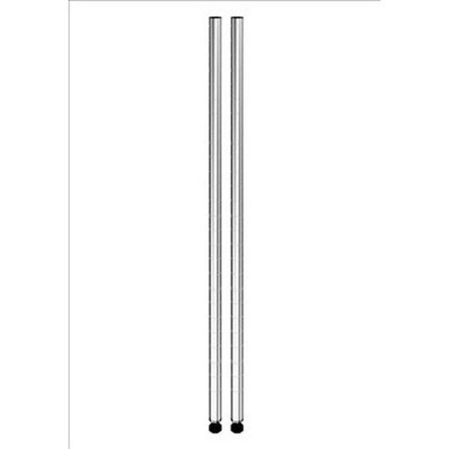 【新品】ルミナスライト 70cm ポール径19mm PHT-0070SL 12本 ルミナスライト19》基本ポール 長さ70cm 2本組 PHT-0070SL | スチール スチールラック・メタルラック